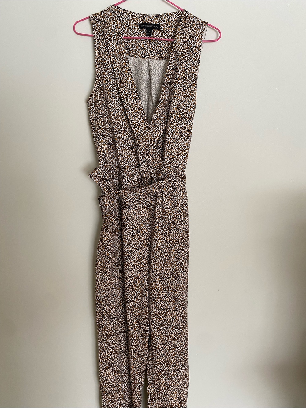 Banana Republic Jumpsuit Leopard Print